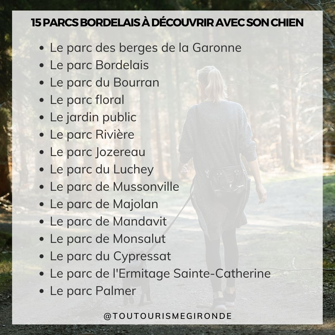 15 parcs à bordeaux à découvrir avec son chien